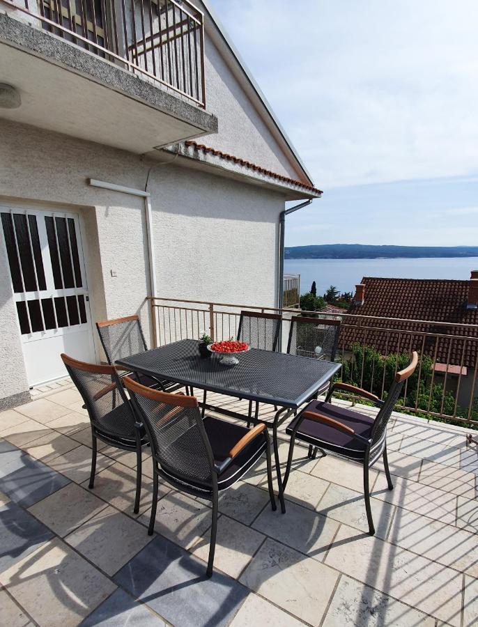 Seaview Apartment With Balcony And Terrace Barac Crikvenica Zewnętrze zdjęcie