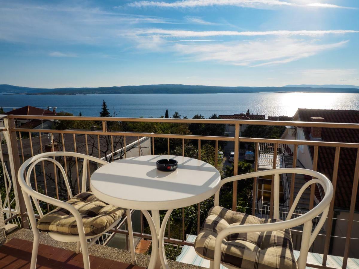 Seaview Apartment With Balcony And Terrace Barac Crikvenica Zewnętrze zdjęcie